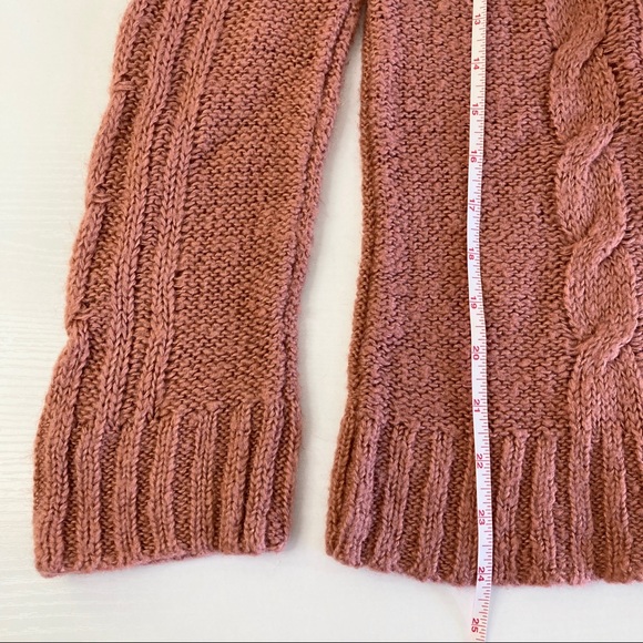 Self Esteem Mauve Cold Shoulder Cowl Neck Sweater - Picture 9 of 11